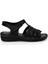 105127.Z4FX Siyah Kadın Comfort Sandalet 1