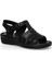 105127.Z4FX Siyah Kadın Comfort Sandalet 2