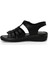 105127.Z4FX Siyah Kadın Comfort Sandalet 3