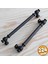 Talas Mat Siyah Çizgili Metal Kulp 224 mm 22.4 cm Mobilya Mutfak Dolap Çekmece Dolabı Kapak Kulpları Kulb 1
