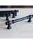 Talas Mat Siyah Çizgili Metal Kulp 224 mm 22.4 cm Mobilya Mutfak Dolap Çekmece Dolabı Kapak Kulpları Kulb 3