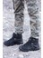 Tekno Trust Type4 P1492NS Merıdyen Deri Erkek Siyah Su Geçirmez Askeri Tactical Bot 0% 100 Deri ve Tekstil Regu 2