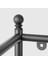 Banyo Raf Ünitesi Siyah 40X156 cm Frösjön Banyo Düzenleyici Açık Raf 4