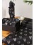 Hediye Paketleme Kağıdı çeyiz Damat Bohça Paketi 40 Adet Özel Damat Baskılı Pelur 30 gr Siyah 34 x 48 cm 1