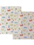Hediye Paketleme Kağıdı Çocuk Eşya Paketleme 50 Adet Özel Baby Baskılı Pelur 30 gr 48 x 68 cm 3