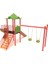Bir Kuleli, Iki Kaydıraklı, Ikili Salıncaklı Çocuk Parkı | 5.5x4.5m 3