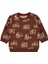 Civil Baby Erkek Bebek Sweatshirt 6-18 Ay Kahve 1