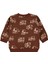 Civil Baby Erkek Bebek Sweatshirt 6-18 Ay Kahve 2