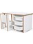 3 Çekmeceli Oyun, Aktivite, Etkinlik Masası, Beyaz-Beyaz, 18mm Mdf 1
