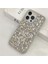 Apple iPhone 15 Pro Max Uyumlu Kılıf Zebana Pırlanta Silikon Kılıf Gri 2