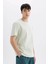 Erkek T-Shirt Mint Yeşili B7755AX/GN1181 3