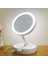 Katlanabilir USB Şarj Veya Pil LED Ayna Makyaj Beyaz Makyaj Kozmetik Ayna Işık Ile 10X Büyüteç Masa Aynaları | Banyo Aynaları (Yurt Dışından) 2