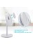 Vanity Ayna Fan 3 In 1 LED Mirrormagnifiing Ayna Yapmak 180 Derece Rotasyon Ayrılabilir Masa Aynası Ev Seyahati | Banyo Aynaları (Yurt Dışından) 3