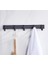 Havlu Kanca Punch Ücretsiz Siyah Alüminyum Kapı Duvar Montaj Banyo Kanatlı Askısı Banyo Mutfak Donanım | Robe Hooks (Yurt Dışından) 1