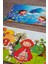Okul Öncesi Başlangıç Yapboz Kırmızı Başlıklı Kız Ve Dalgıç Ahşap Puzzle Set 2