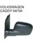 Ayna Sol VM375EHAL Caddy (04-) Elektrikli Isıtmalı Kesik Cam 1