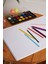 12 Adet Okul Büyük Boy Resim Defteri 35*50CM Manzara Karton Kapak Spiralli 15 Yaprak Set 2