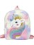 Karikatür Unicorn Peluş Sırt Çantası Anaokulu Sevimli Okul Çantası Büyük Kapasiteli Çocuk Sırt Çantası (Yurt Dışından) 1