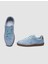 Deri Mavi Süet Bağcıklı Kadın Sneaker 5