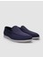 Triko Lacivert Erkek Detaylı Loafer 2