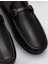 %100 Hakiki Deri Kahverengi Toka Detaylı Erkek Loafer 6