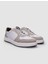 %100 Hakiki Deri Beyaz - Bej Süet Bağcıklı Erkek Sneaker 2