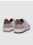 %100 Hakiki Deri Beyaz - Bej Süet Bağcıklı Erkek Sneaker 4