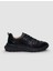 Siyah Bağcıklı Kabartma Desenli Kadın Sneaker 1