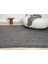 Carpetrium Home Antique Trk Antrasit Grey - Dört Tarafı Saçaklı Pamuklu Yıkanabilir Kilim 5