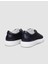 Lacivert Kare Desenli Bağcıklı Erkek Sneaker 3