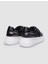 Siyah Bağcıklı Kadın Sneaker 3