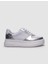 Beyaz Bağcıklı Kadın Sneaker 1