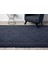 Antique Spt Dark Blue - Dört Tarafı Saçaklı Pamuklu Yıkanabilir Kilim 5