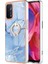 Oppo A93 5G/A93S 5g Tampon Için Kılıf 360 &deg; Dönebilir Yüzük Mermer Darbeye (Yurt Dışından) 2