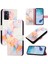 Oppo Oppo A36 4G/A76 4G/A96 4g Mermer Desen Cüzdan Kickstand Pu (Yurt Dışından) 5