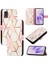 Tecno Pop 5c Pu Deri Mermer Desen Kickstand Cüzdan Için Kılıf (Yurt Dışından) 1