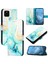 Google Piksel 5 Xl Cüzdan Pu Deri Kickstand Mermer Desen Için Kılıf (Yurt Dışından) 5