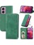 Motorola Moto G24 Flip Kapak Cüzdan Için Flip Case Basit Iş Deri (Yurt Dışından) 4