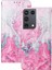 Samsung Galaxy S21 Ultra Kart Yuvaları Için Flip Case Tutucu Mermer Desen Pu (Yurt Dışından) 5