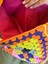 El Örgüsü Mandala ve Motif Modelli Etnik Kadın Çanta 35X32 cm 3