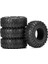 Adet 2.2 Inç Lastik Lastik 2.2 Tekerlek Lastikleri 1/10 Rc Paletli SCX10 Wrangler 2.2 Tekerlek (Yurt Dışından) 1
