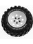 4 Adet 93MM Metal 1.9 Inç Beadlock Jant Lastik Lastik Seti 1/10 Rc Paletli Araba Traxxas, 8 Delik 12MM Adaptör, Beyaz (Yurt Dışından) 3