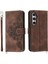Samsung Galaxy S23 Fe Çoklu Kredi Kartı Yuvaları Bileklik Için Flip Case (Yurt Dışından) 1