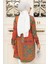 Desenli Turuncu Tesettür Tunik 11699T 3