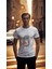 Erkek Baskılı T-Shirt Erkek Tişört 4