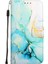 Google Piksel 5 Cüzdan Mermer Desen Kickstand Pu Deri Için Kılıf (Yurt Dışından) 1