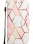 Tecno Spark 20C Pu Deri Cüzdan Mermer Desen Kickstand Için Kılıf (Yurt Dışından) 1