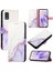 Tecno Pop 5c Pu Deri Mermer Desen Kickstand Cüzdan Için Kılıf (Yurt Dışından) 5