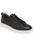Siyah Hakiki Deri Erkek Sneaker - E24I1AY56608-A23 1