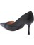 Siyah Hakiki Deri Kadın Stiletto - K24I1AY67182-A55 2